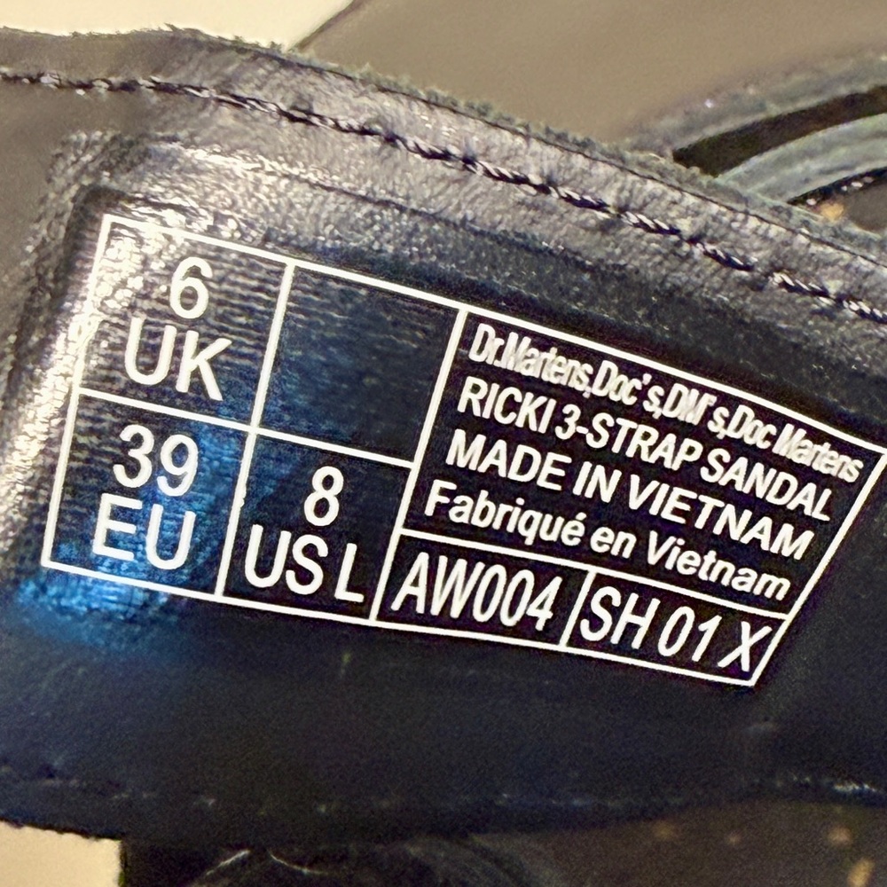 Dr. Martens Ricki 3-Strap Sandals - Picture 13 of 15